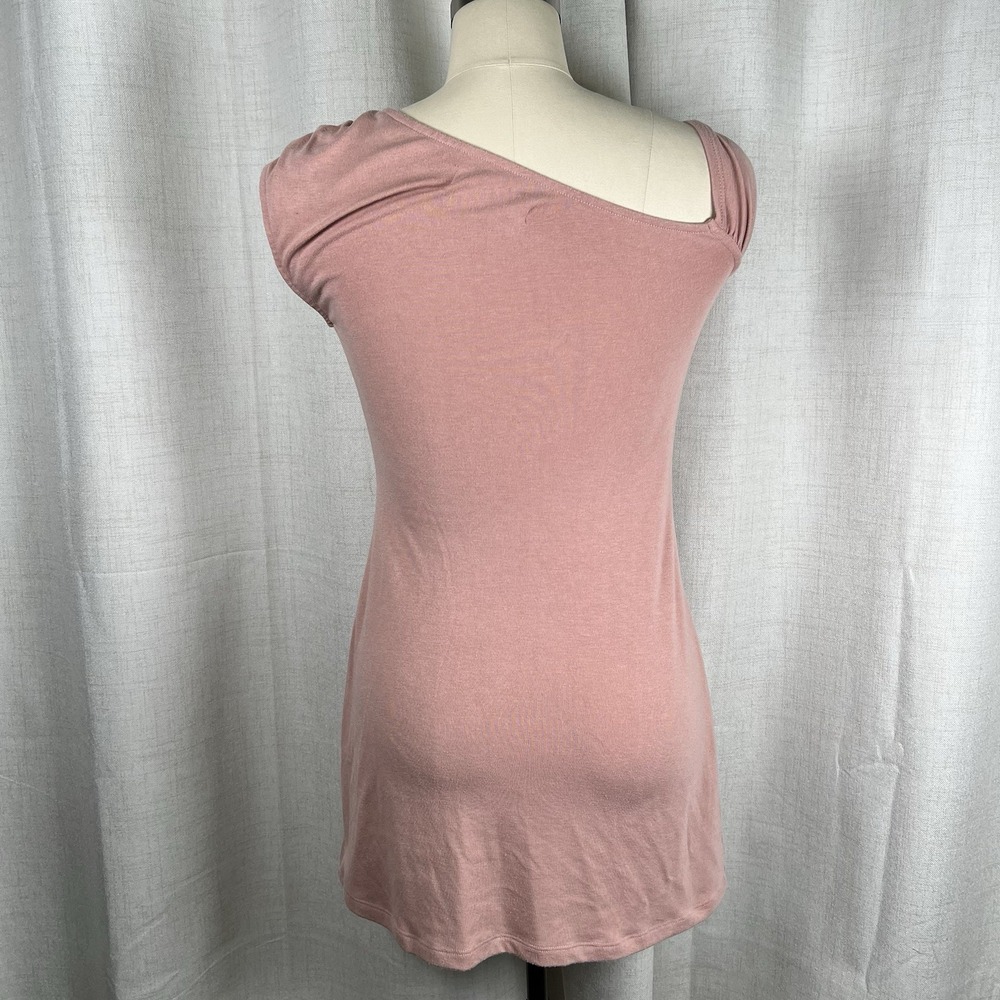 Free People Beach‎ Cora Mini Dress Rose Pink Asymmetrical Bodycon Size Small - Picture 5 of 9